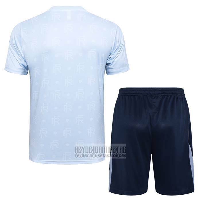 Chandal del Francia Manga Corta 2024-2025 Azul Claro - Pantalon Corto
